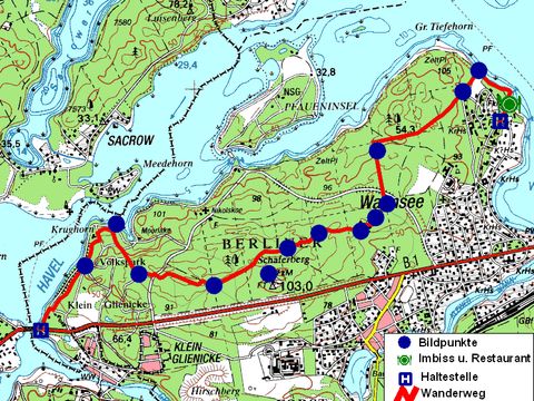 Wanderkarte (Bild: Berliner Forsten)
