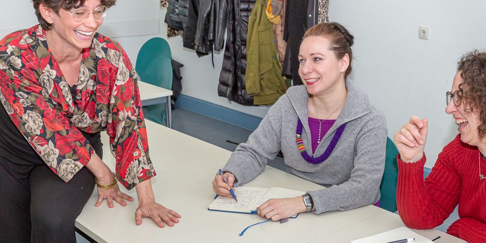 Drei Kursleiterinnen im Gespräch