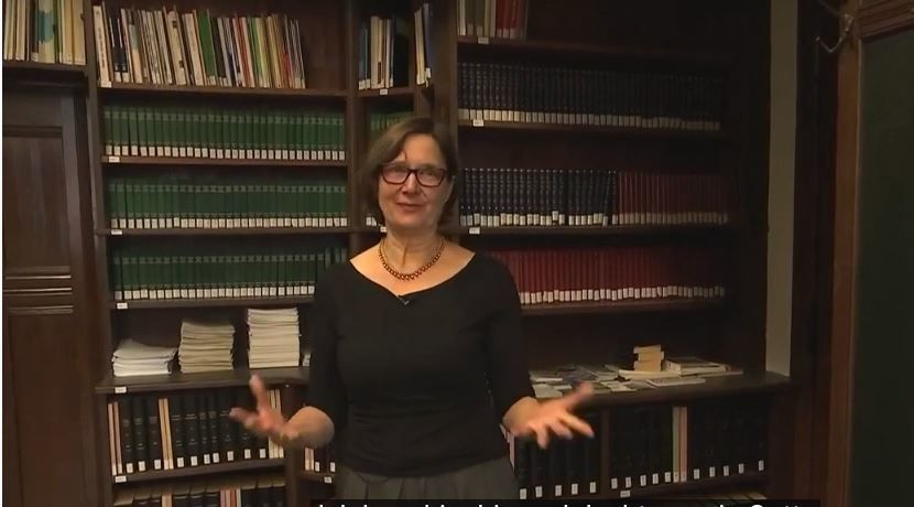 Monika Lübcke, die ehemalige Leiterin des VIZ, in einem Beitrag des RBB