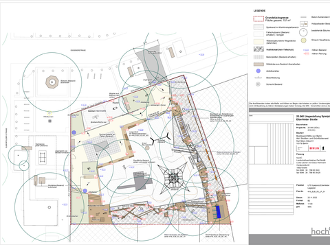 Spielplatz Elberfelder Straße / Essener Straße AusführungsplanungSpielplatz Elberfelder Straße / Essener Straße Lageplan (Bild: SGA BA Mitte)