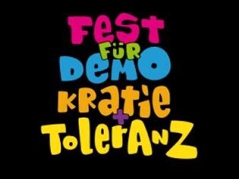 Fest für Demokratie und toleranz