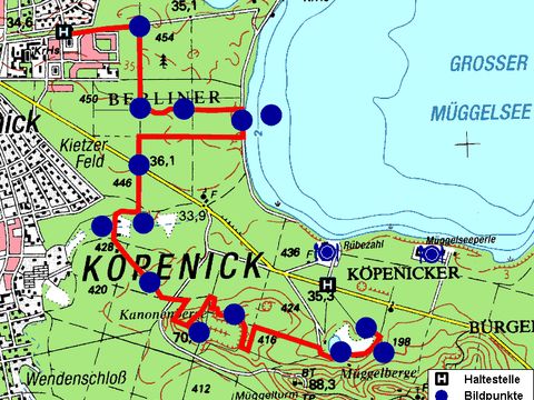 Wanderkarte (Bild: Berliner Forsten)