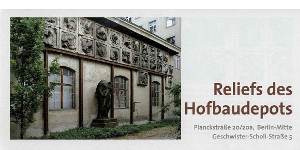 Reliefs des Hofbaudepots