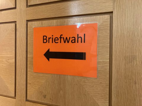 Briefwahl ist nun möglich.