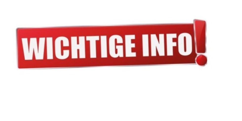 wichtige Info