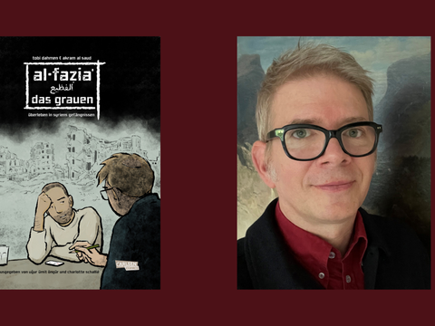 Buchcover mit Autorenfoto