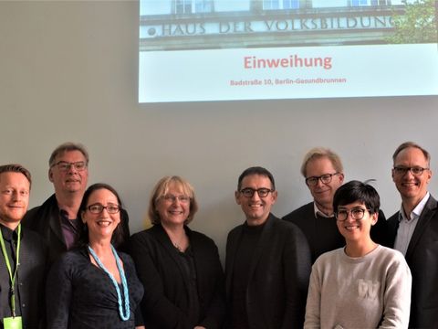 Hauseinweihung durch das Bezirksamt Mitte