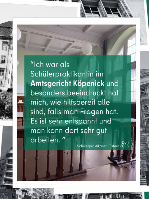 Praktikumsgeflüster - Dori - Köpenick