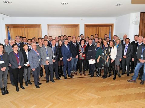 Das gesamte SafeCi-Team im Europäischen Haus