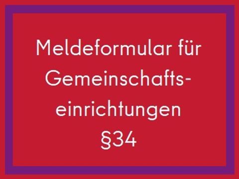 Meldeformular für §34