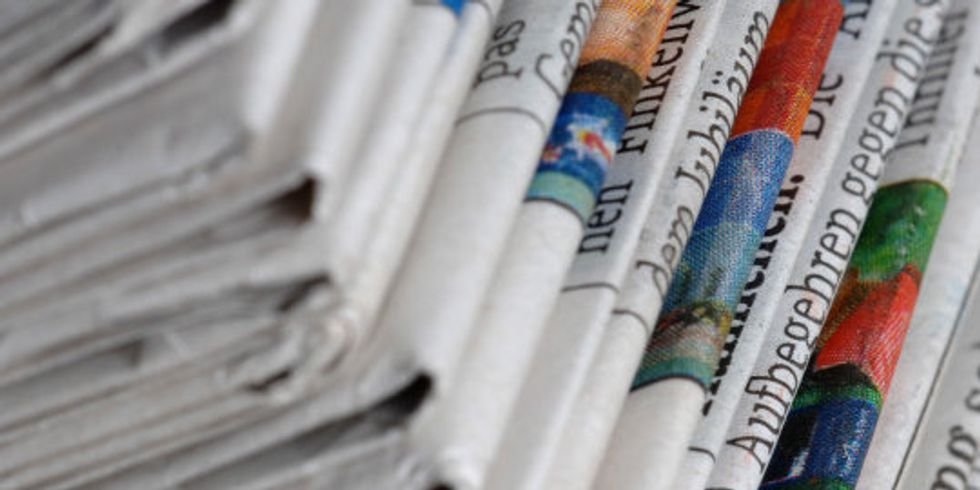Zeitungsstapel