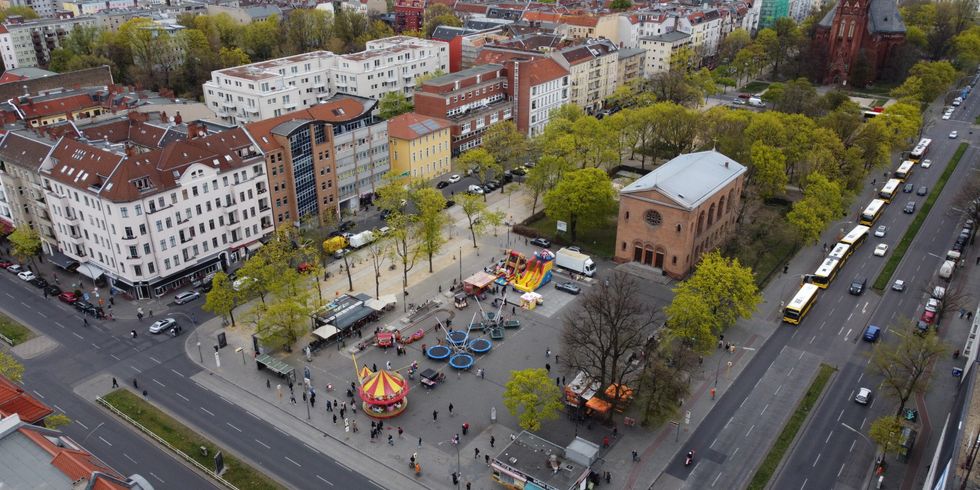 Leopoldplatz von oben 2022