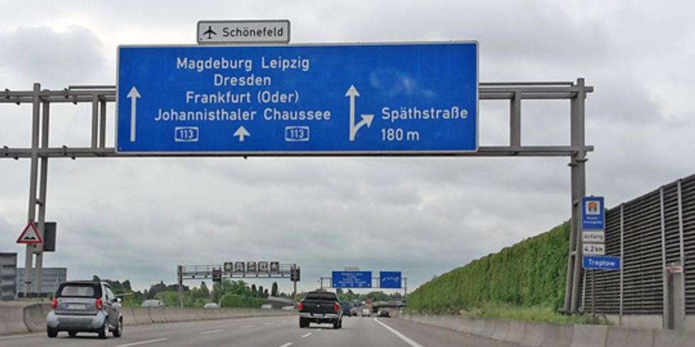 A 113 Anschlussstelle Späthstraße