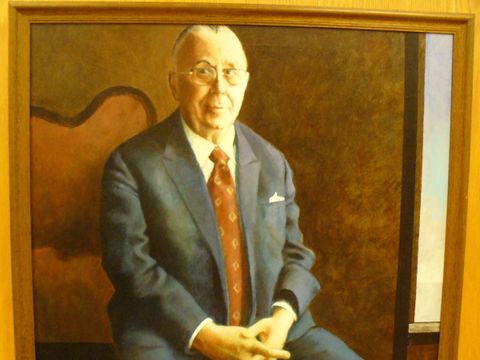 Wilhelm Dumstrey (CDU), 1956-1964, Portrait von Louis 1974