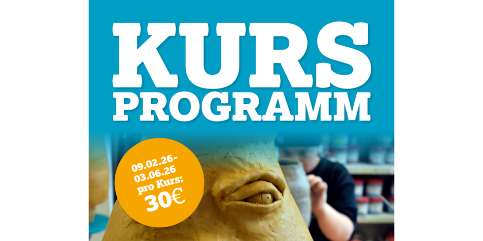 Plakat Programm Jugendkunstschule Charlottenburg-Wilmersdorf 1/2026