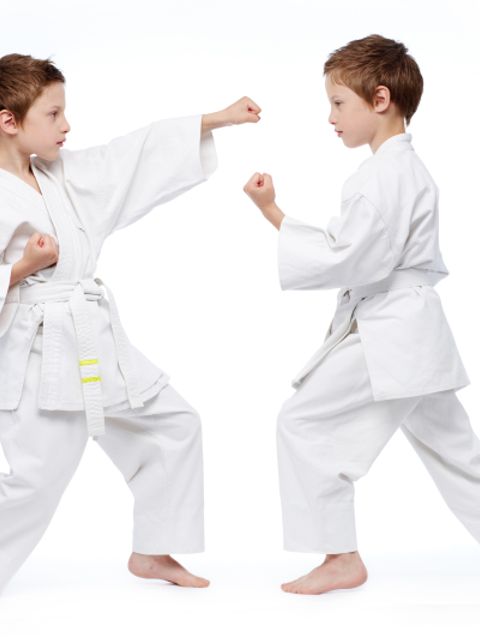 zwei Jungs beim Judo