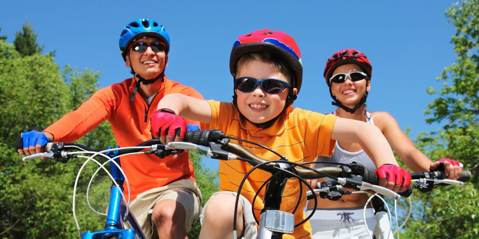 Jugendliche Radfahrer