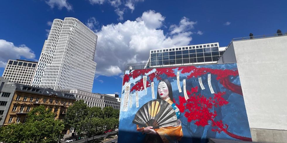 Mural Geisha Kudamm