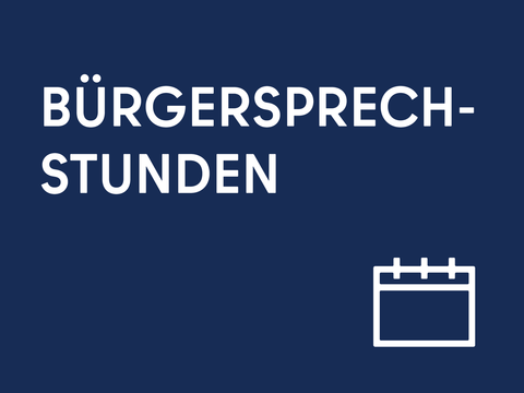 Bürgersprechstunden