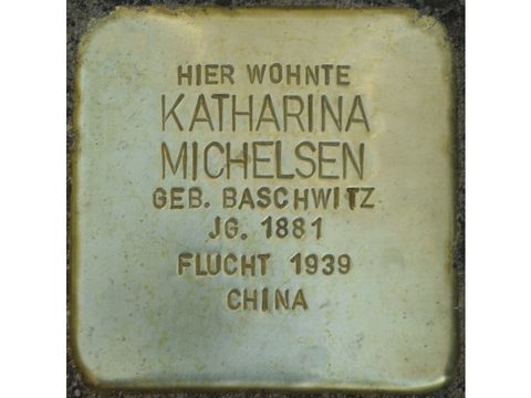 Stolperstein für Katharina Michelsen (Bild: Stolpersteine-Initiative CW, Hupka)