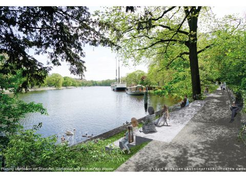 Urbanhafen, Vorentwurf Uferbalkon, Oktober 2024