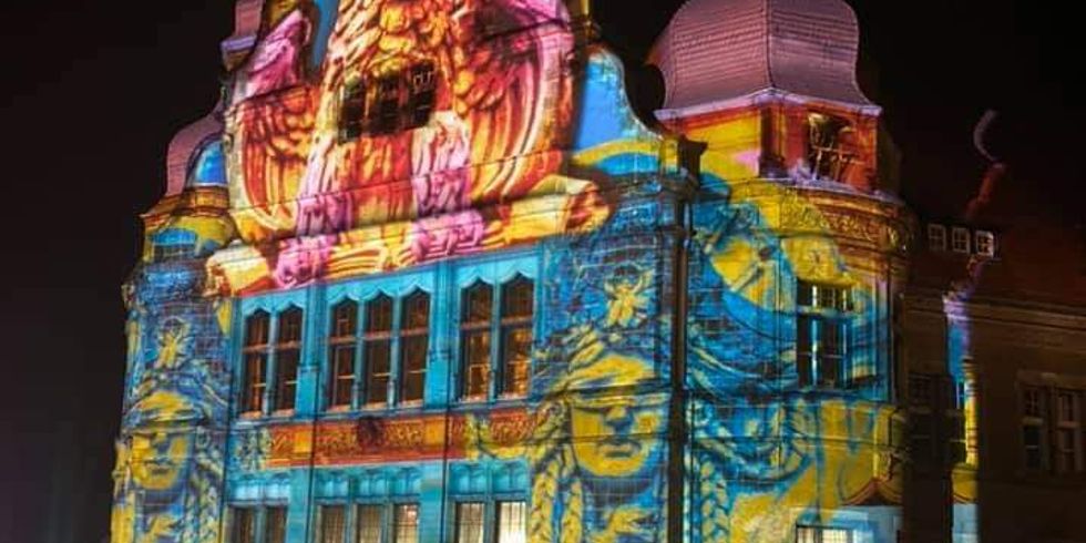 Amtsgericht Neukölln erstrahlt beim Festival of lights