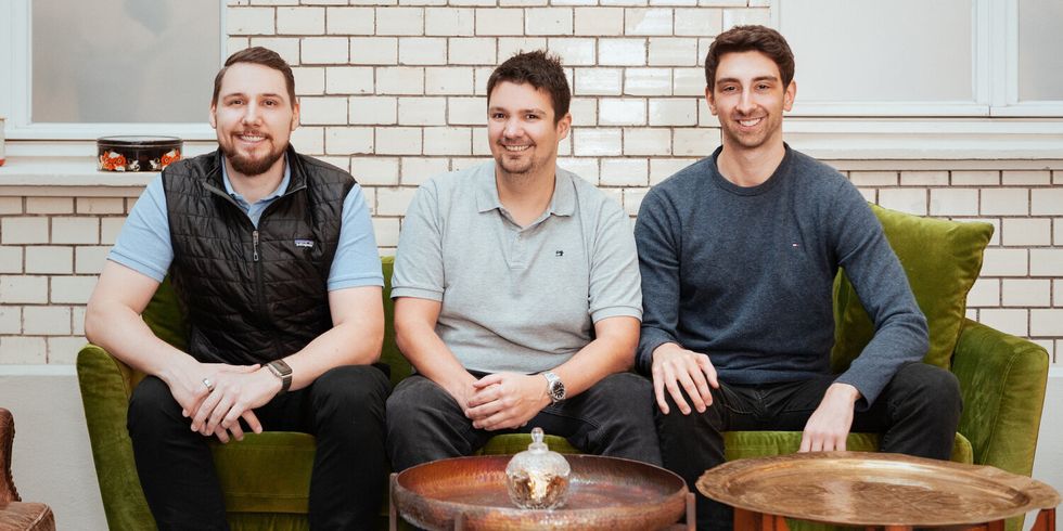 Janosch Kühn, Daniel Stammler and Oliver Löffler, the CEOs of BLN Capital