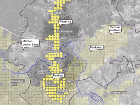 Fachbereich Stadtplanung, Achsenentwicklung Pankow - Wandlitz