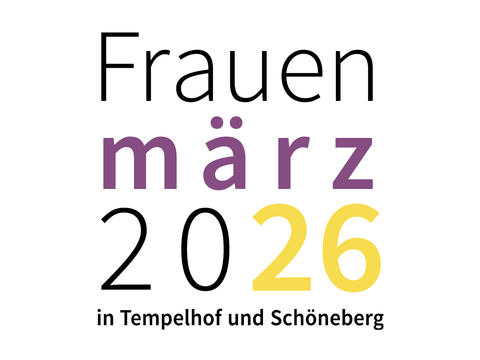 Logo zum Frauenmärz 2026 in Tempelhof-Schöneberg