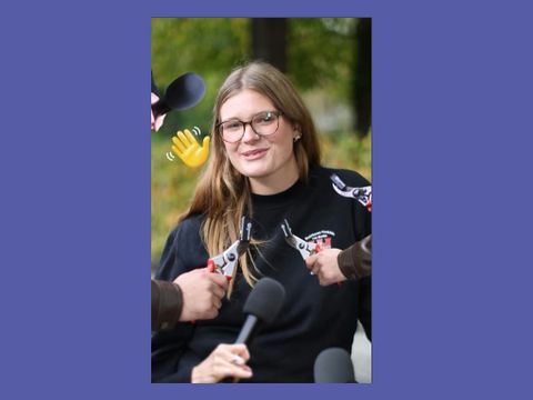 Antonia macht eine Ausbildung im Garten- und Landschaftsbau im Grünflächenamt Neukölln