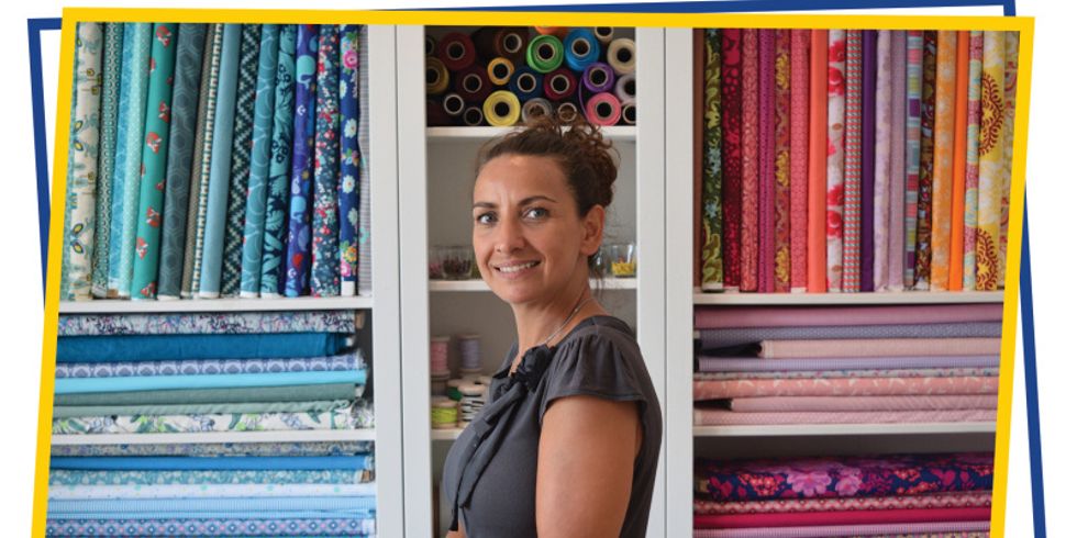 Jacqueline Hirschhorn in ihrem Nähatelier