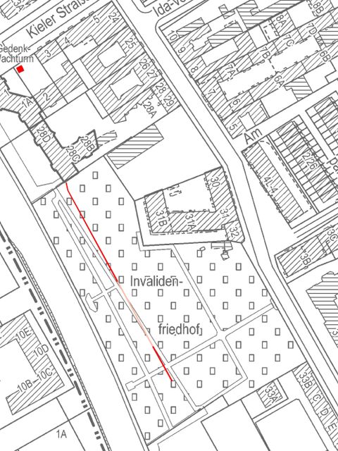 El cementerio Invalidenfriedhof (Imagen: Senatsverwaltung für Stadtentwicklung)