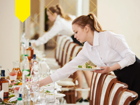 Gastronomie junge Frau