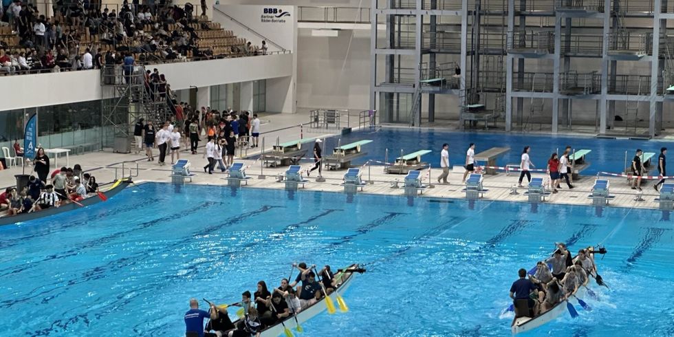 Drachenboot-Rennen der Jugendberufsagentur Berlin