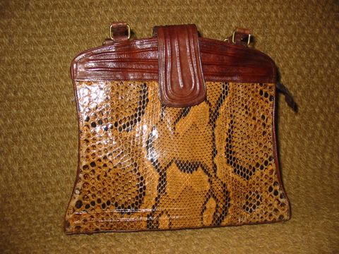 Handtasche aus Schlangenleder (Python)