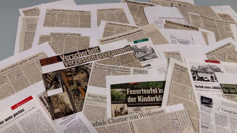 Säuglings- und Kinderkrankenhaus, Zeitungsartikel