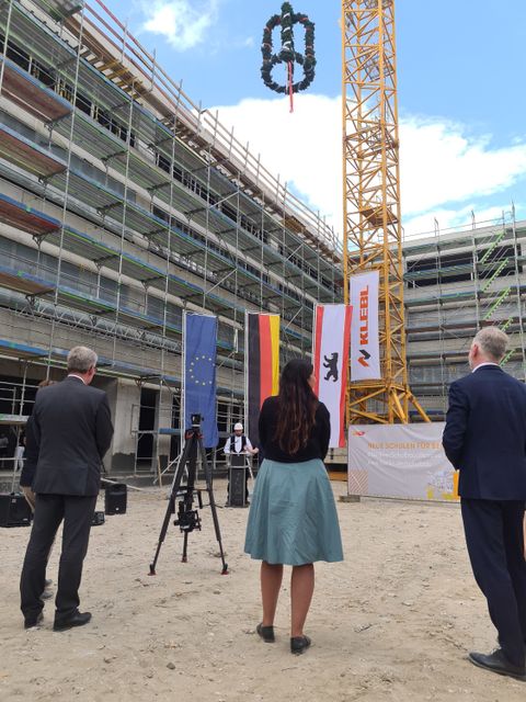 Richtfest Heinrich-Böll-Oberschule