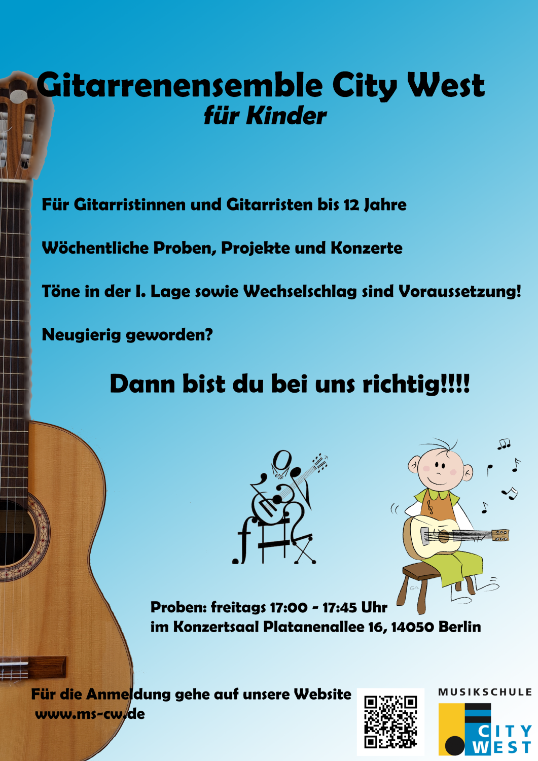 Gitarrenensemble Kinder