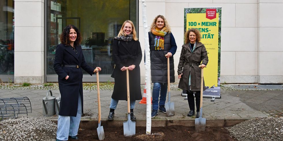 Baumpflanzung in der Rungestraße