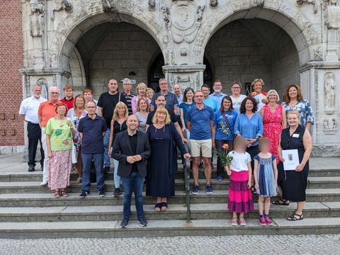 Gruppenfoto von der Ehrung (Bild: BA Reinickendorf)