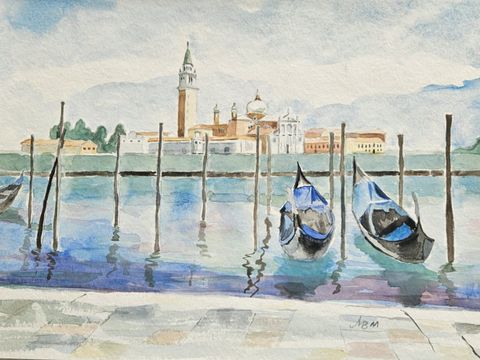 Gemälde "Venedig"