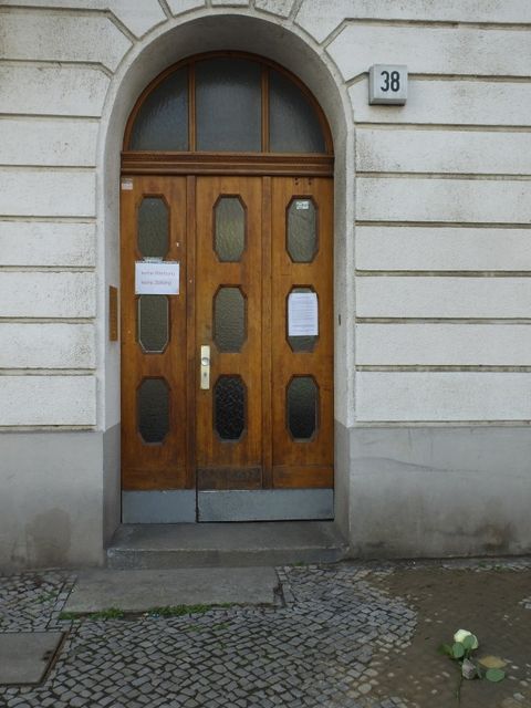 Hauseingang Horstweg 38, Foto: H-J. Hupka, 2014