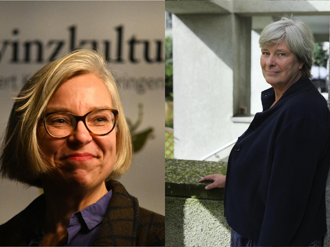 Danuta Schmidt und Katrin Rohnstock