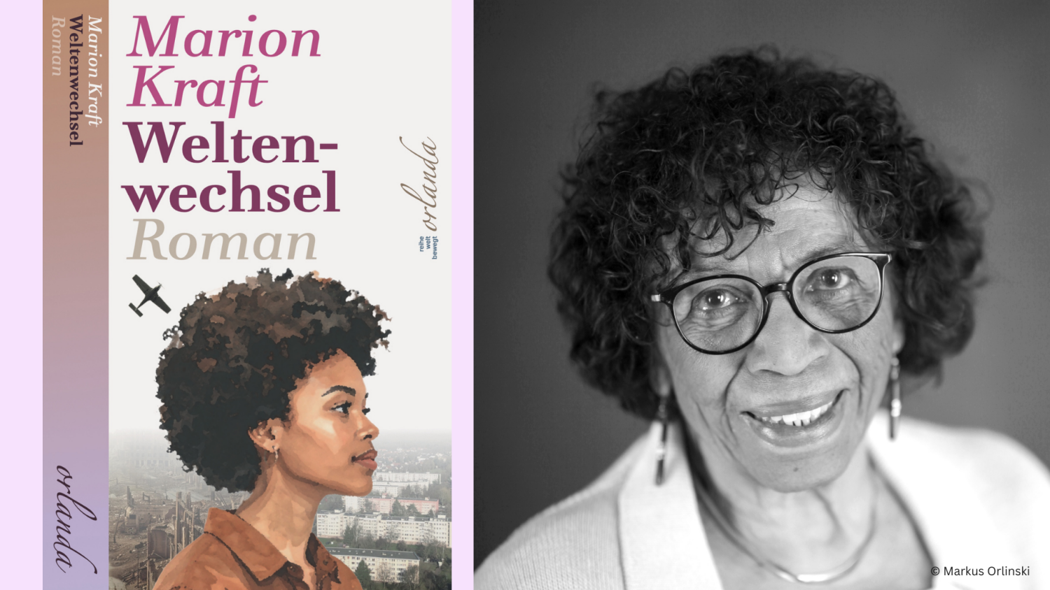 Coverabbildung mit dem Portrait einer Frau und Portraitfoto der Autorin