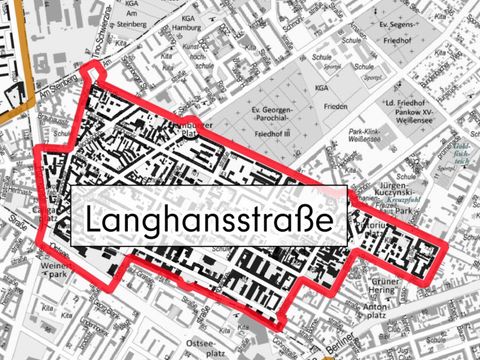 Sanierungsgebiet Langhansstraße
