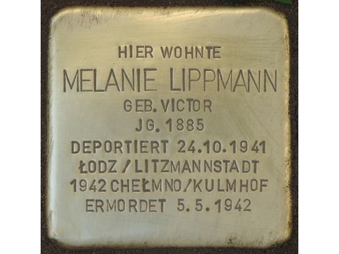 Stolperstein für Melanie Lippmann