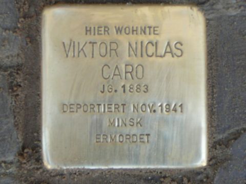 Stolperstein Viktor Niclas Caro