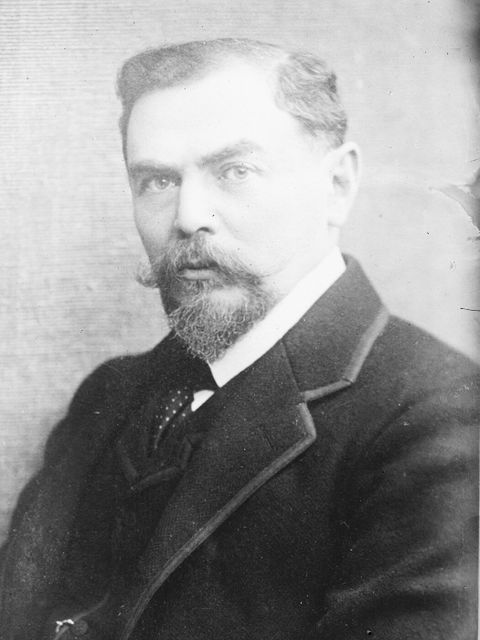 verblichenes Porträt eines Mannes