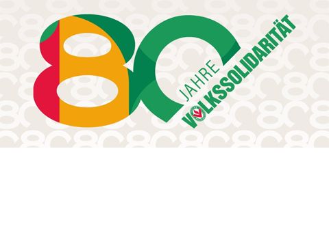 Logo: 80 Jahre Volkssolidarität