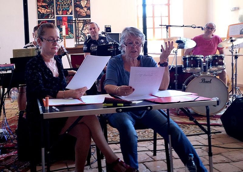 Petra Kelling und Nadja Engel, Fontane-Lesung